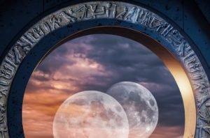 moon, woman, warrior