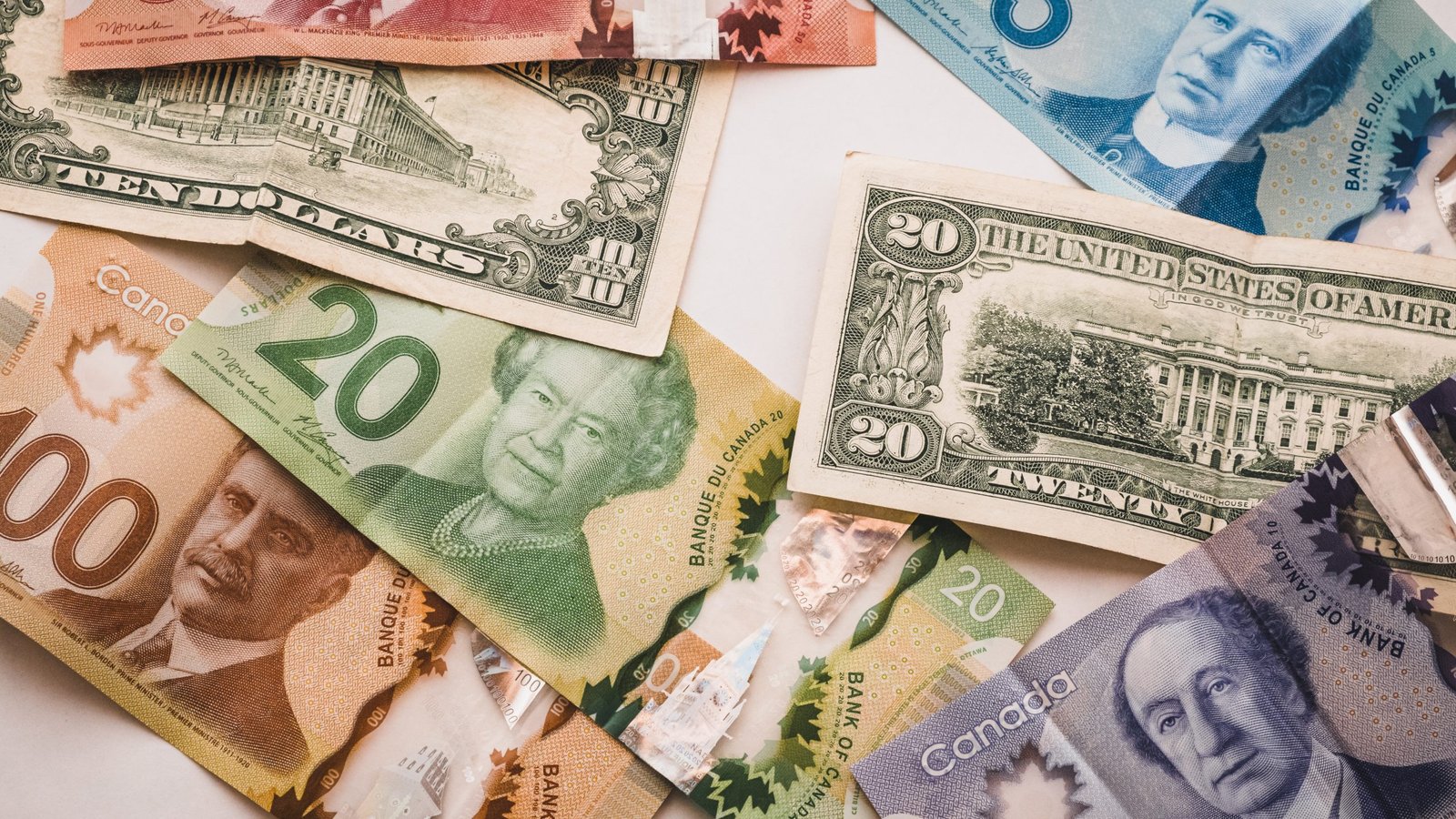 Various Currency #usd #cad #$100 #$50 #$20